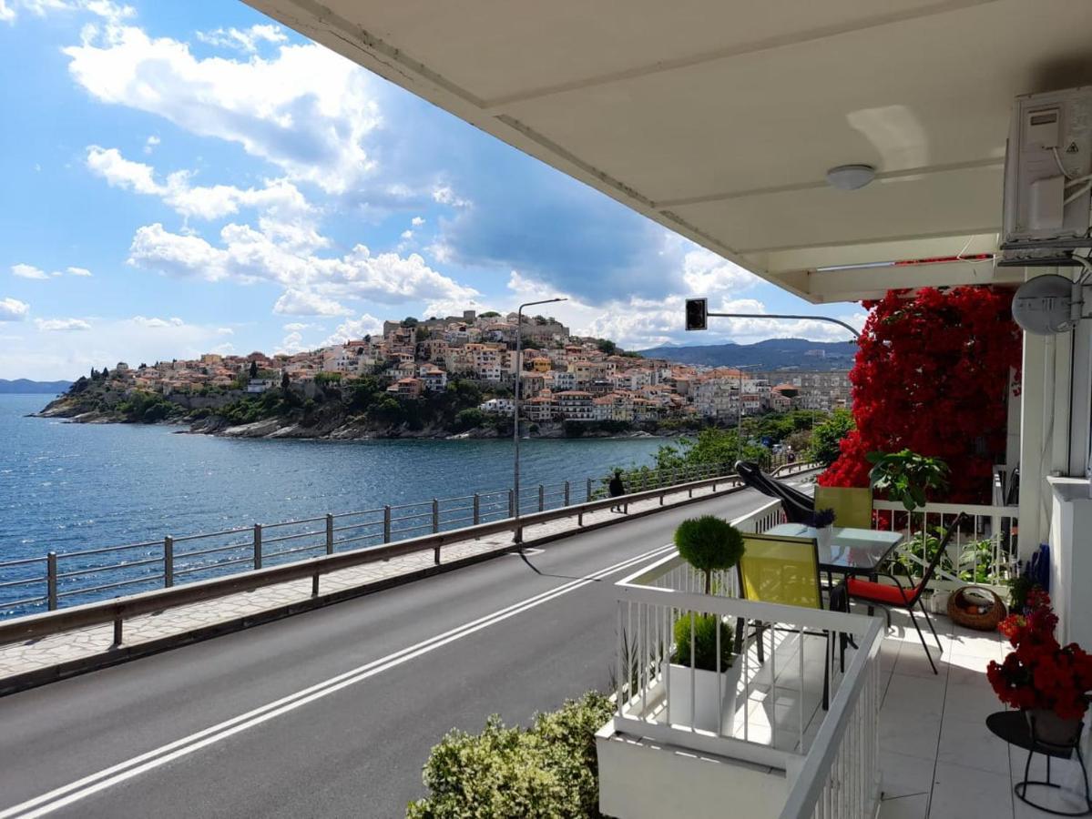 Globy Seaview Apartments Kavala Esterno foto